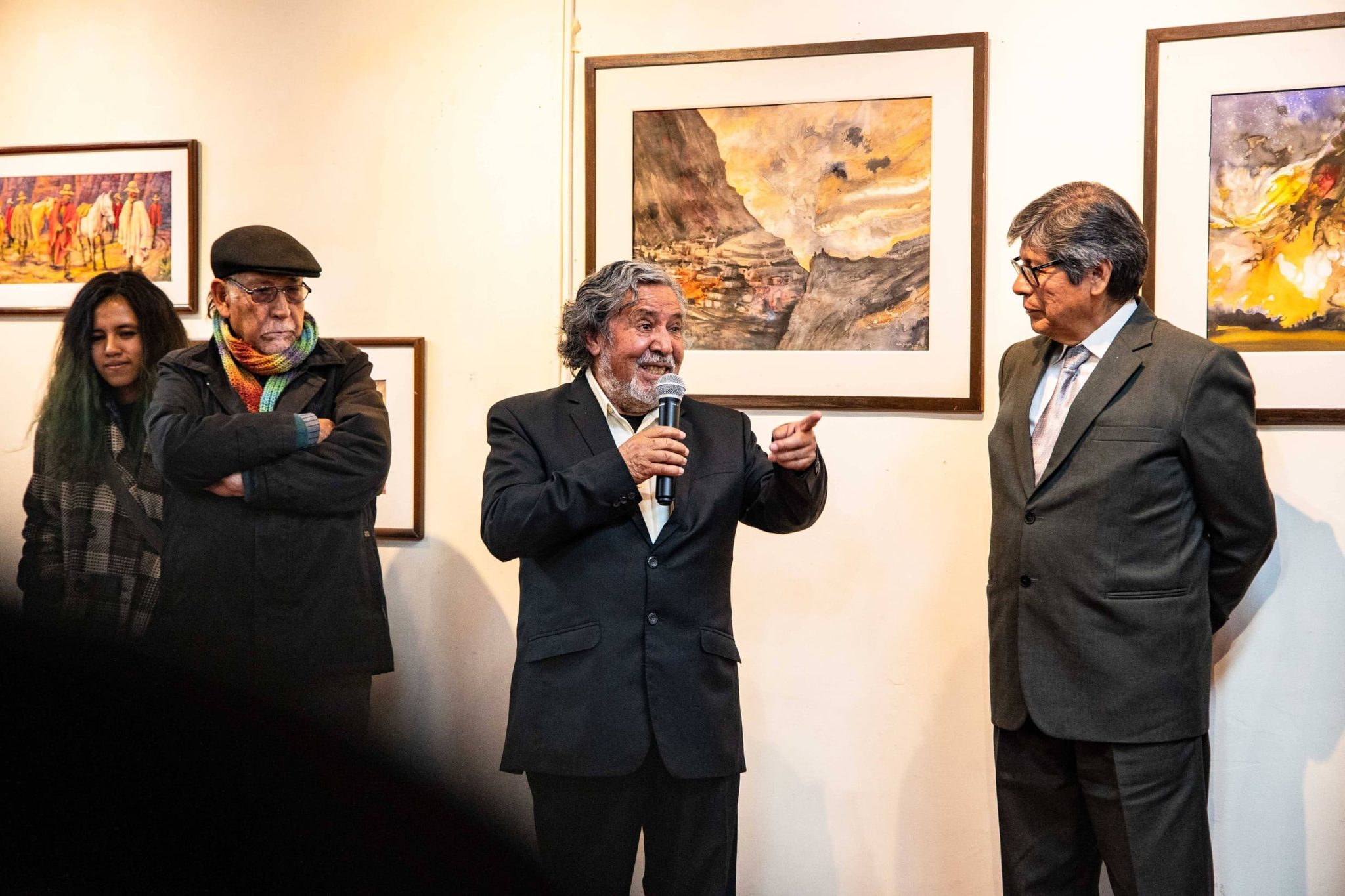 Alrededor de una treintena de obras del artista Manuel Gibaja son presentadas en la UNADQTC