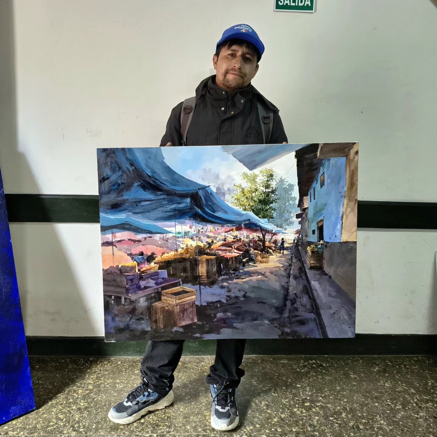 EGRESADO DE LA ESCUELA SUPERIOR AUTONOMA DE BELLAS ARTES DEL CUSCO GANA CONCURSO INTERNACIONAL DE PINTURA EN CAJAMARCA