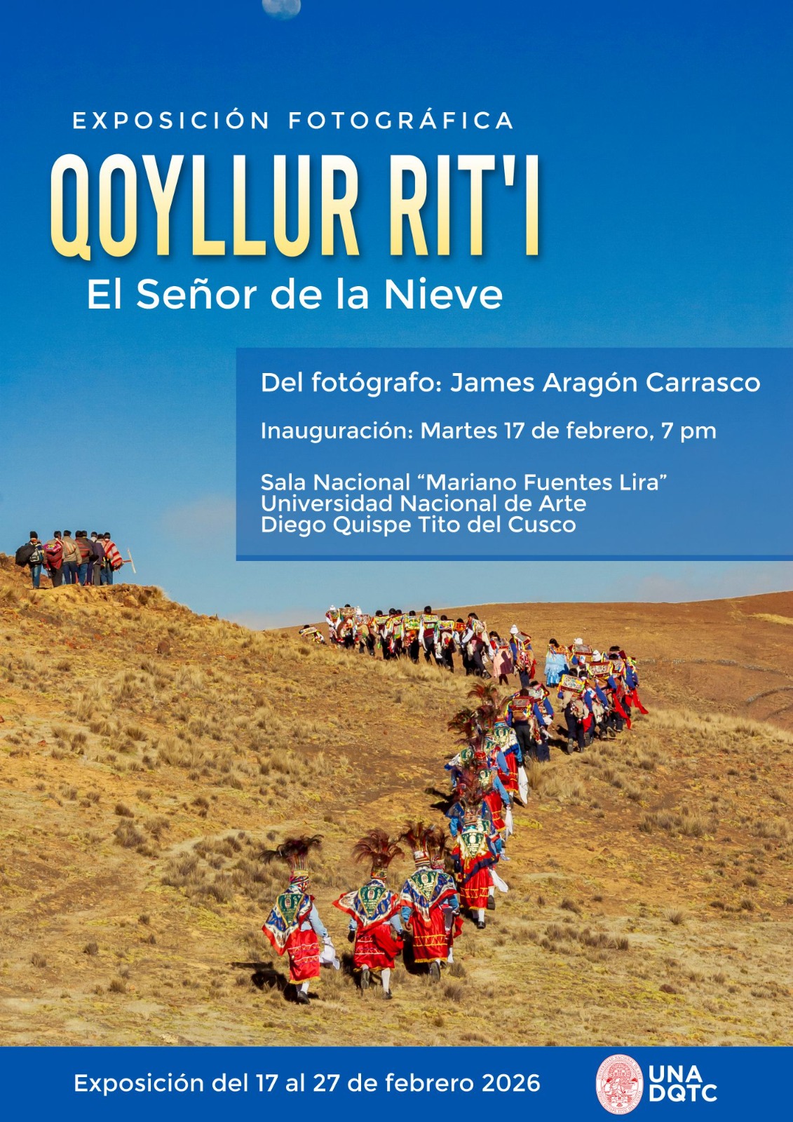 EXPOSICIÓN FOTOGRÁFICA “QOYLLUR RIT’I: EL SEÑOR DE LA NIEVE” SERÁ INAUGURADA HOY EN LA SALA MARIANO FUENTES LIRA