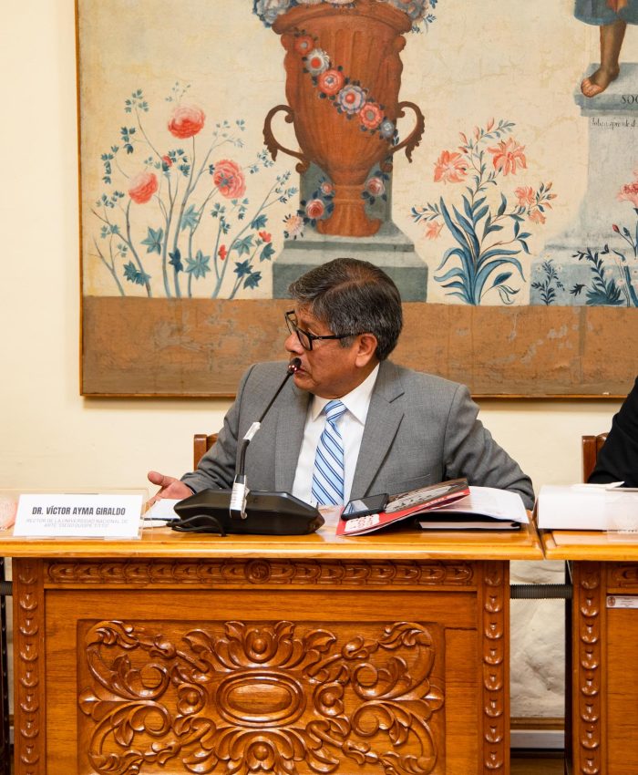 PRESIDENTE DE COMISIÓN ORGANIZADORA DE UNIVERSIDAD DE ARTE PARTICIPA EN SESIÓN DE COMISIÓN DE PRESUPUESTO DEL CONGRESO DE LA REPÚBLICA