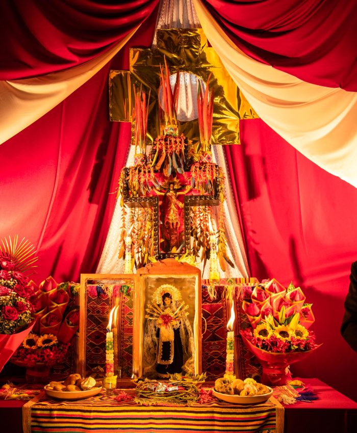 Cristo de Tayancani acompañó bendición del Señor de los Temblores en local institucional de Universidad de Arte