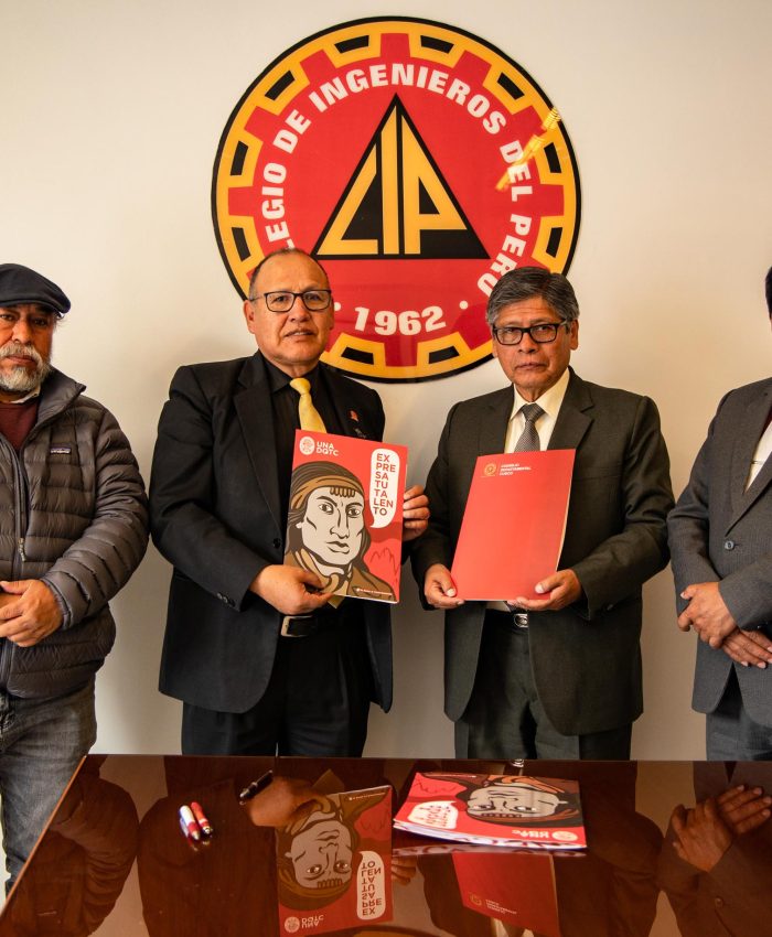 UNIVERSIDAD NACIONAL DE ARTE DIEGO QUISPE Y COLEGIO DE INGENIEROS CUSCO ACUERDAN IMPULSAR ACCIONES CONJUNTAS