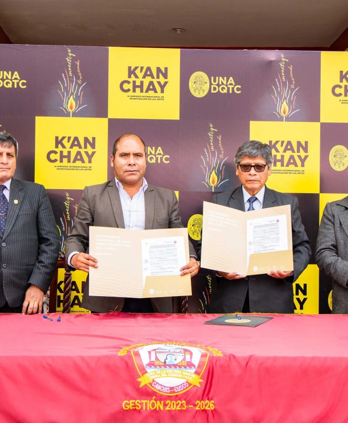 Universidad Nacional de Arte y el distrito de Checacupe conectan espacios de oportunidad