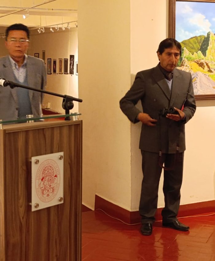 “VISION PANORÁMICA DE MACHUPICCHU” DEL PINTOR FERNANDO FLORES RAMÍREZ SE EXPONE EN UNIVERSIDAD NACIONAL DE ARTE