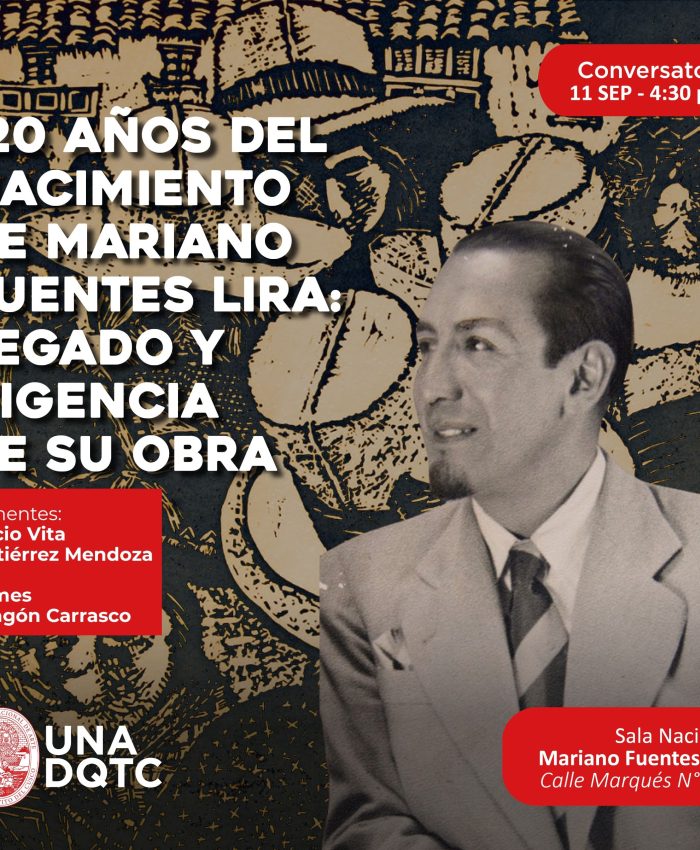 UNIVERSIDAD NACIONAL DE ARTE DEL CUSCO PROYECTA ACTIVIDADES CONMEMORANDO NACIMIENTO DEL ARTISTA MARIANO FUENTES LIRA