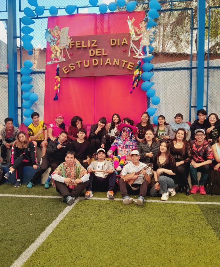 SEDES DESCONCENTRADAS DE CALCA Y CHECACUPE DE UNIVERSIDAD DE ARTE DIEGO QUISPE TITO CELEBRARON DIA DEL ESTUDIANTE