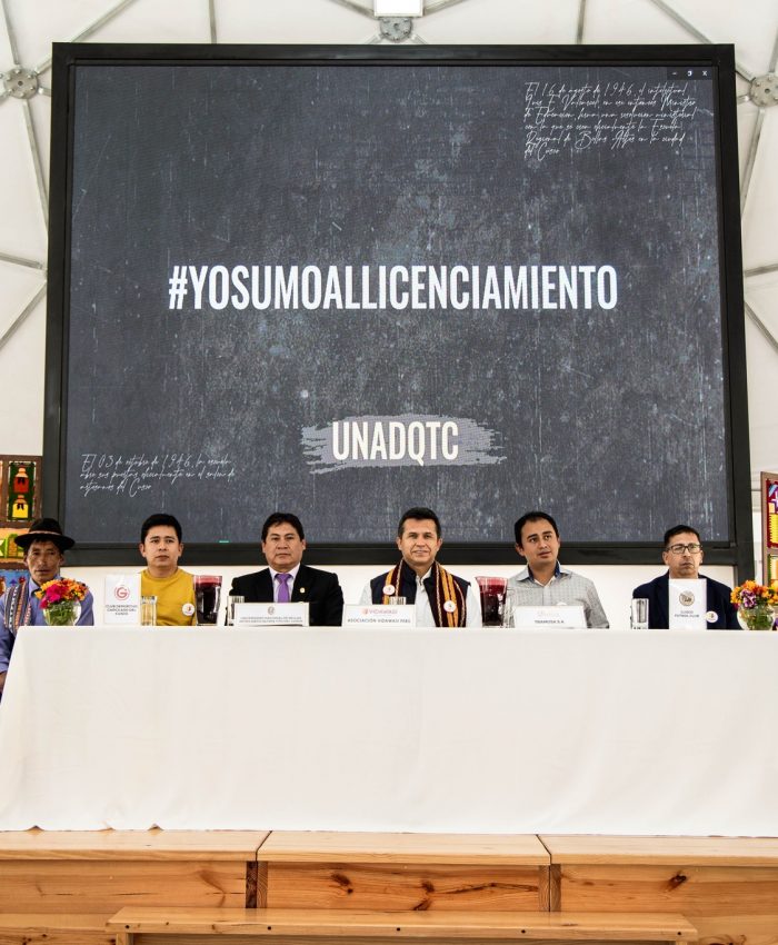 UNADQTC Y VIDAWASI FIRMAN IMPORTANTE CONVENIO